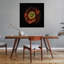 «Red Poppy», art mural contemporain abstrait-1227736979
