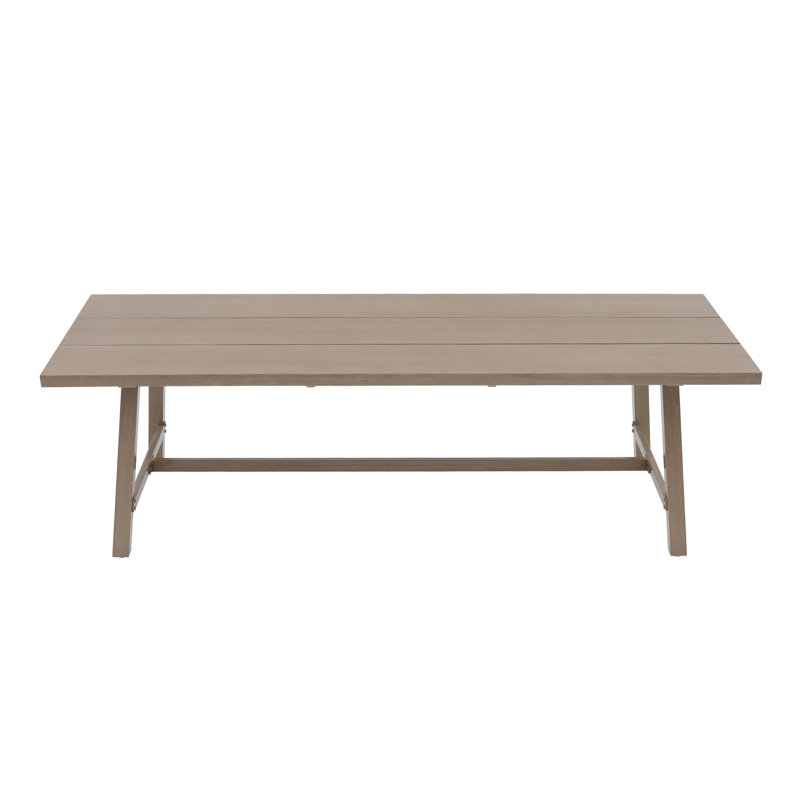Outdoor Patio Aluminum Rectangular Dining Table
