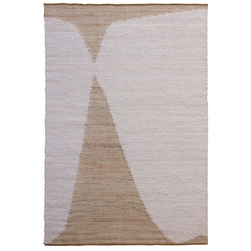Fieldstone Rug Ivory, Rectangle 6' x 9'