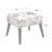 Piersten Upholstered Wingback Chair With Ottoman