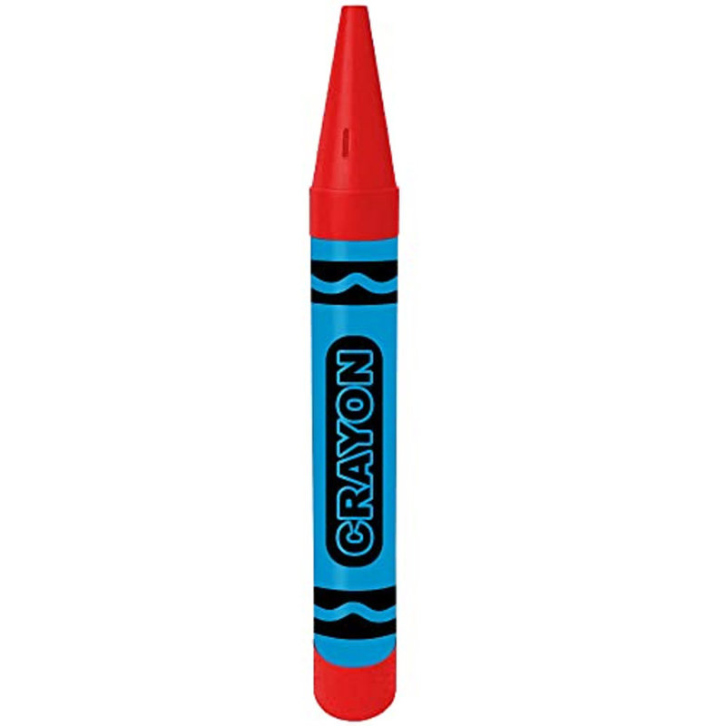 PMU Giant Crayon Bank 36 Inch Pkg/1, Red/Turquoise