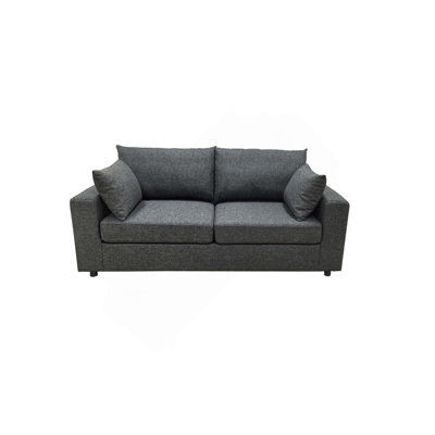 Canapé moderne rembourré avec coussins profonds et coussins amovibles