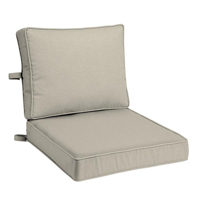 ARDEN Foam Outdoor Double Welted Deep Seat Cushion Set, 24 x 24, made with ProFoam, Rain-proof, Fade Resistant