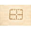 Tapis de couloir oriental géométrique Anatolian 1x4