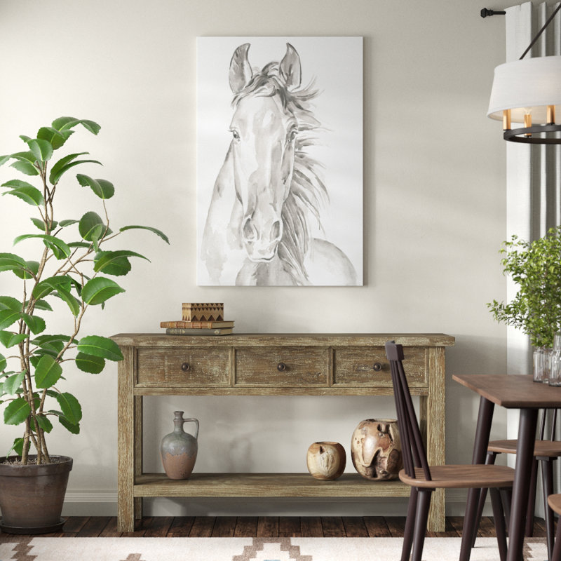 Farm Faces II by Jennifer Paxton Parker - Painting Print, 122cm H x 81cm W, Black Floater Framed