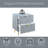 Gray High Gloss Finish Nightstand-1404556839