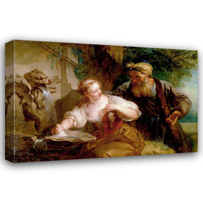 "La proposition amoureuse" par François Lemoyne - Toile tendue avec châssis