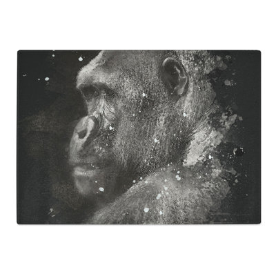 Tempered Glass Silverback Gorilla Chopping Board