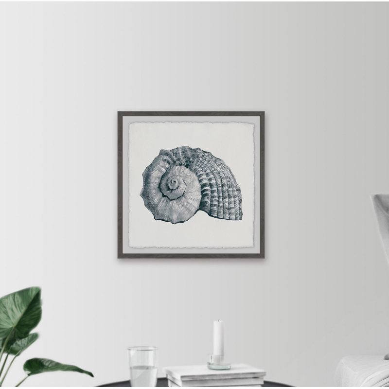 Luxur «Sturdy Shell» - Reproduction de cadre photo sur papier, H 12 po x l 12 po x P 1,5 po, Encadré gris