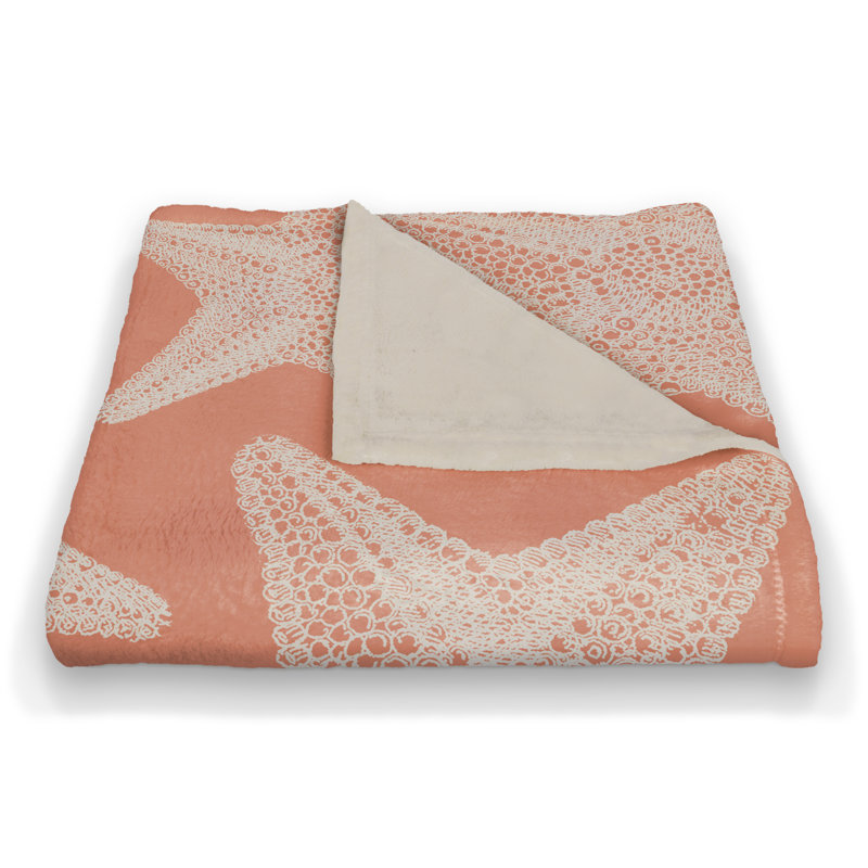 Hand Woven Throw Blanket, Orange
