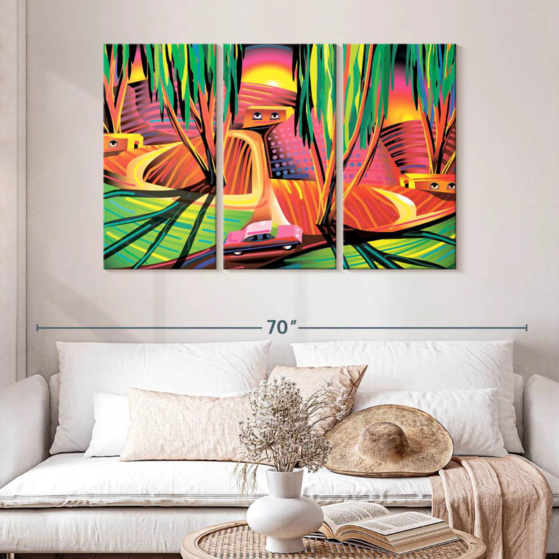 Van Gogh Congo, 32" H x 50" W