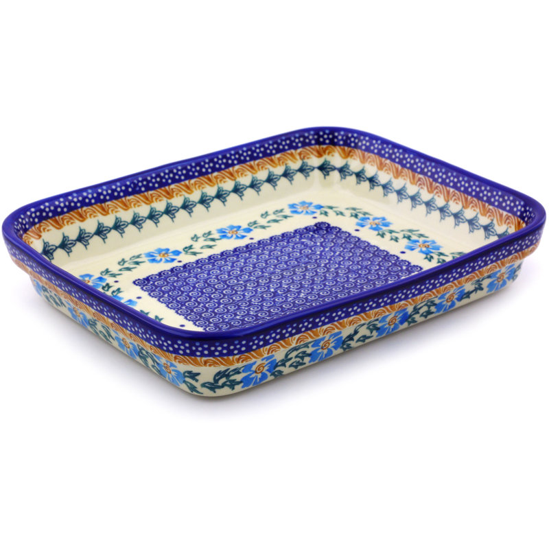 Polmedia Rectangle Stoneware Baker Bakeware