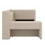Lit de jour rembourré avec tiroirs, tablettes, armoires rabattables et table d'appoint-1321382300