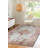 Brown Beige Oriental Polyester Soft Touch Machine Woven Decorative Area Rug-522587267