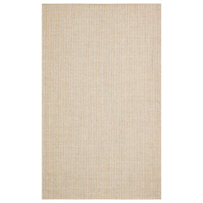 Tapis d'entrée élégant, crème, 39,4 po x 78,7 po | 100% acrylique / polyester / coton, tissage plat, 2,5 lb / pied carré | Pas de poils, facile à nettoyer avec l'aspirateur et le détachant | Parfait pour les vestibules et les espaces de vie