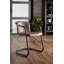 Chiavari Upholstered Stool with Metal Frame-561358513-564622944