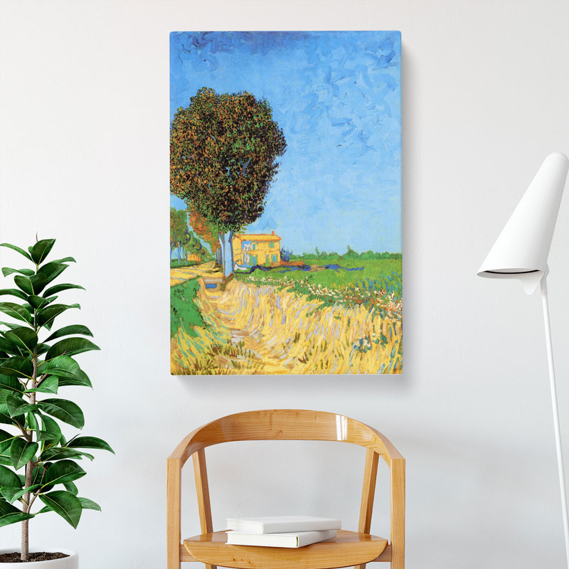 A Lane Near Arles by Vincent Van Gogh - Wrapped Canvas, 76cm H x 50cm W x 3cm D