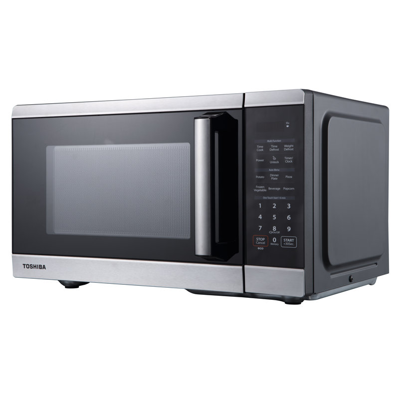 Finition en acier inoxydable moderne de 0,9 pi³ de Toshiba Four à micro-ondes 900 watts