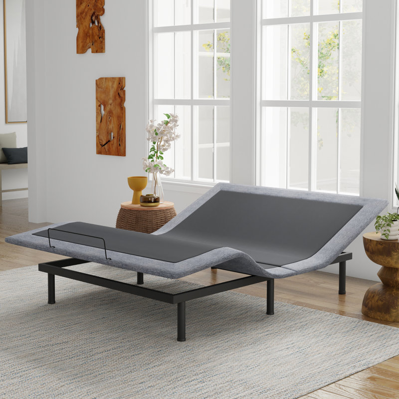 Slumber Solutions 15" Zero Gravity Adjustable Base with Wireless Remote, Queen
