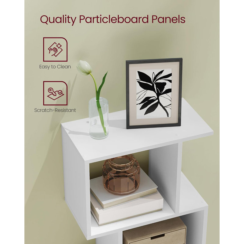 Bookshelf, 6-Tier Bookcase, 24 X 40 X 191 Cm, Room Divider, Cube Display Shelf, Freestanding Storage Shelf, For Living Room, Bedroom, Office