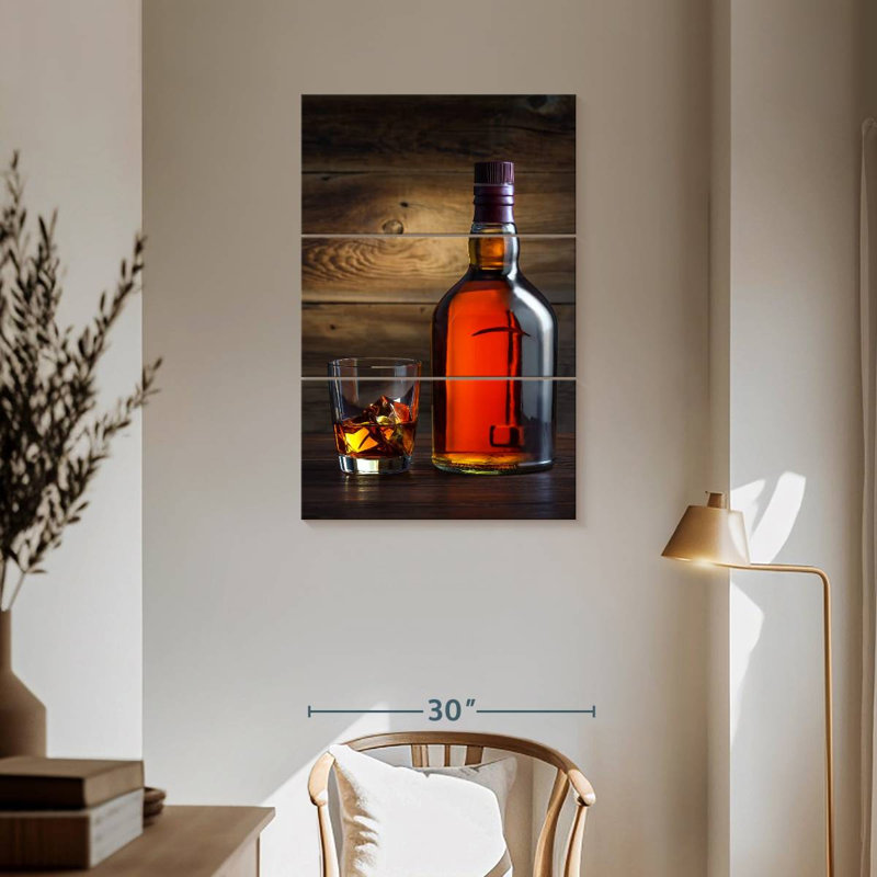 Yarlin Whiskey Bottle, 57" H x 36" W