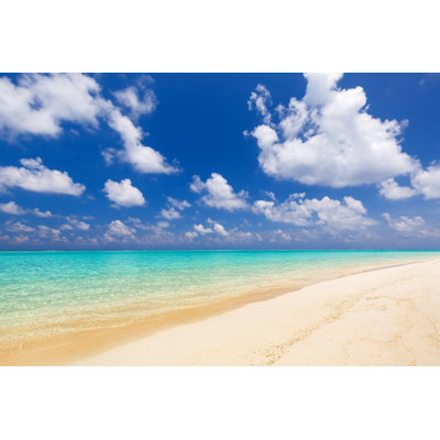 Beautiful Ocean Beach - Wrapped Canvas Print