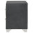 Grey Upholstered 2-drawer Nightstand