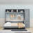 Nodine Wood Murphy Bed with Shelves and Drawers-934582052-934582054