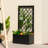 Shamena Handmade Metal Planter Box with Trellis