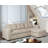 Upholstered 101 " Chenille L-Shaped Sofa Bed