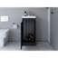 Lavabo pour salle de bain Jozz, noir-362668807