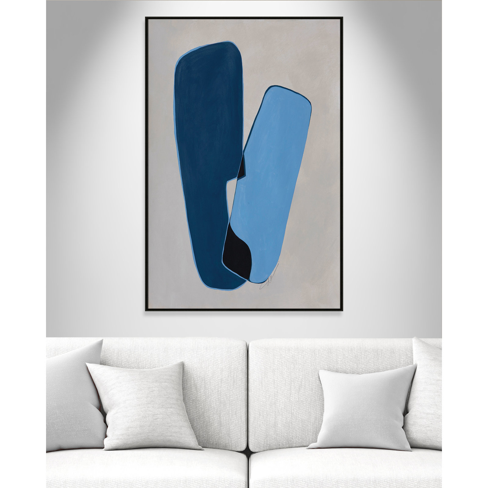 In Unity Collection "In Unity II" Print, Espresso Framed, 61.5" H x 41.5" W x 2" D