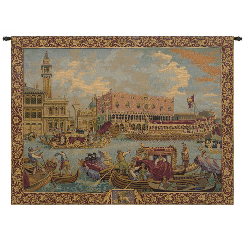 Italian Loom Woven Cotton Blend Wall Hanging