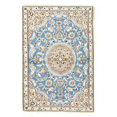Iksha One-of-a-Kind Rectangle 4'5'' x 2'11'' Hand Knotted Area Rug