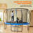 VEVOR Round Backyard Trampoline with Safety Enclosure