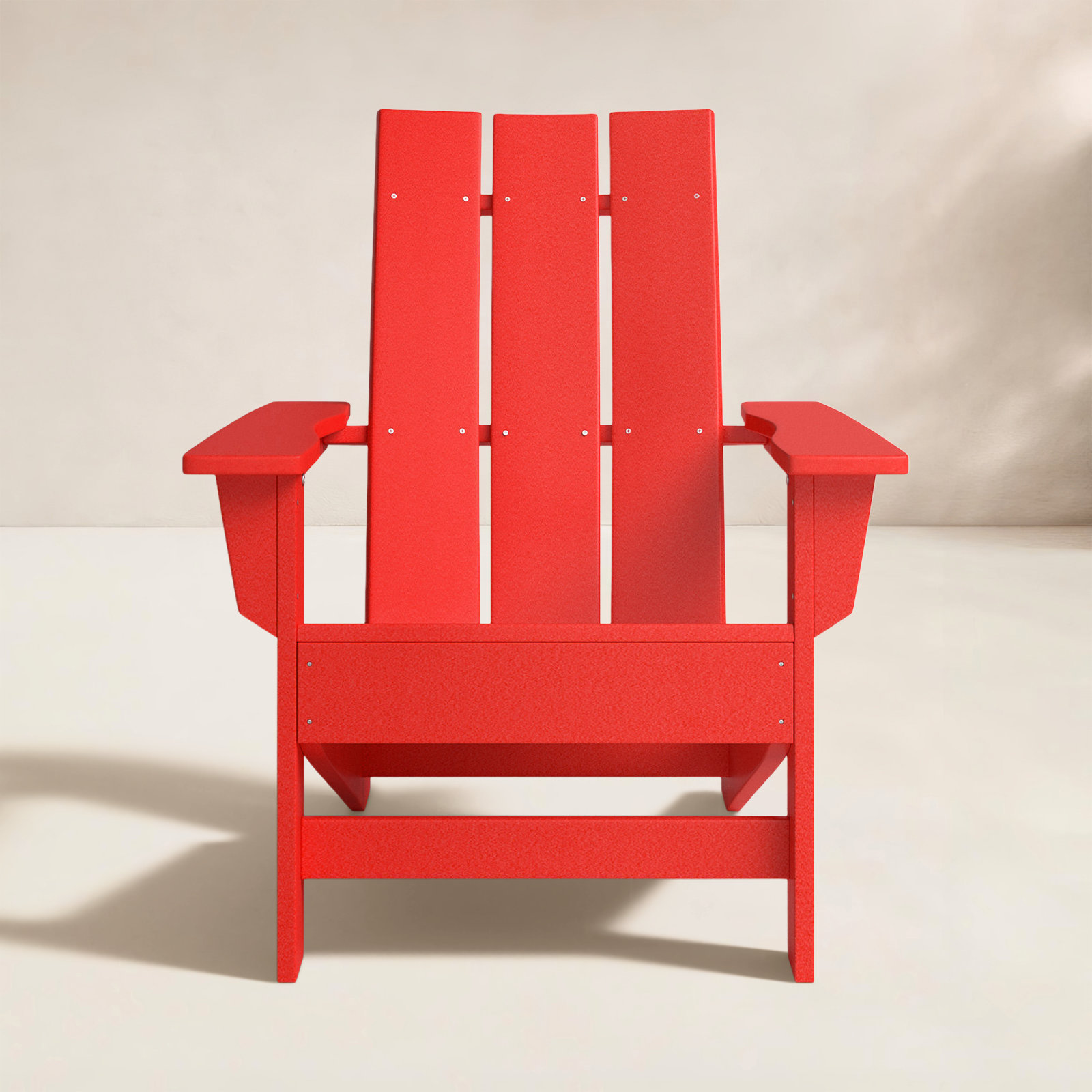 Ratcliff Adirondack Chair, Bright Red