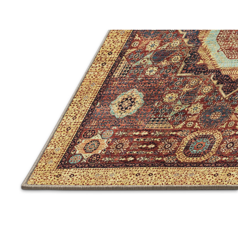 Tapis abstrait moderne 2345, Rectangle de 5 pi x 8 pi