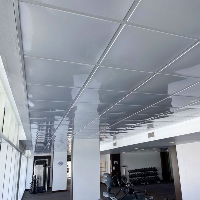 Smooth Gloss White 24" x 24" PVC Ceiling Tile