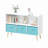 Kids Bookcase With Collapsible Fabric Drawers Toy Box Accent Cabinet Console Cabinet Entry Way Cabinet-111861266