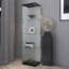 Vitrine en verre avec 4 portes et 4 tablettes-1270294740