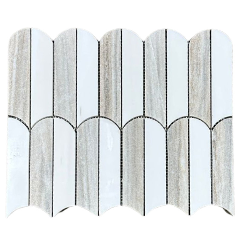 Dolomite & Palisandro Umbrella Mosaic