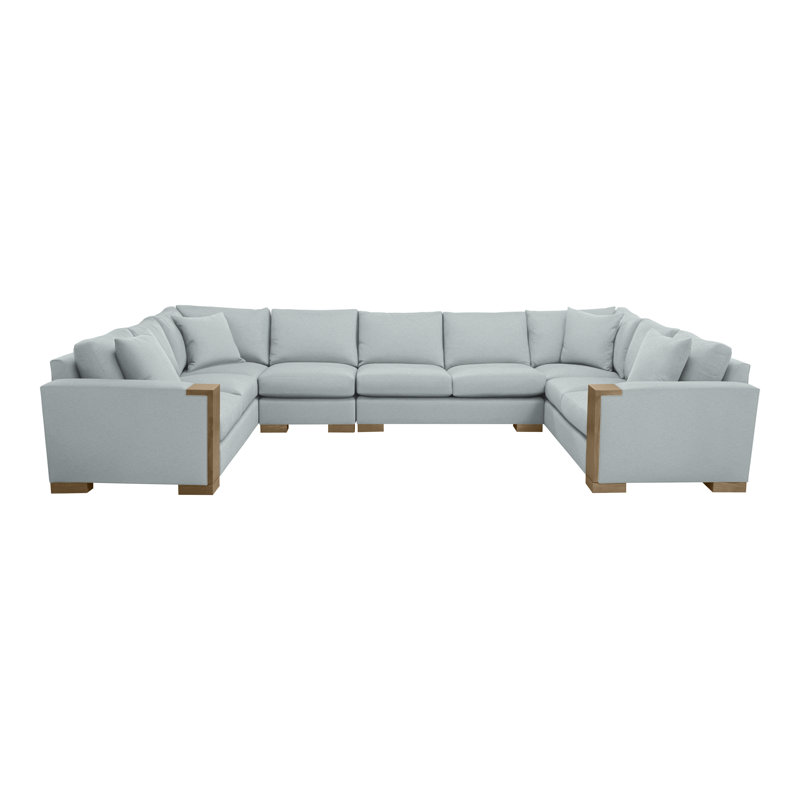 Abingdon By Michael Weiss Upholstered Sectional Symmetrical, Ian Haze, Hampton