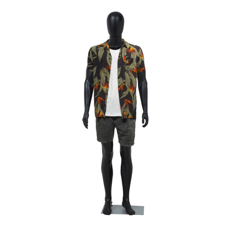 Mannequin homme Kinbor complet - 72,8 pouces Mannequin avec base en métal, Mannequins sans visage pour hommes