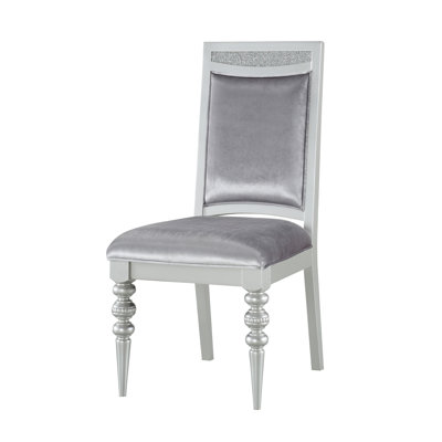 Ensemble de 2 chaises d'appoint rembourrées Platinum
