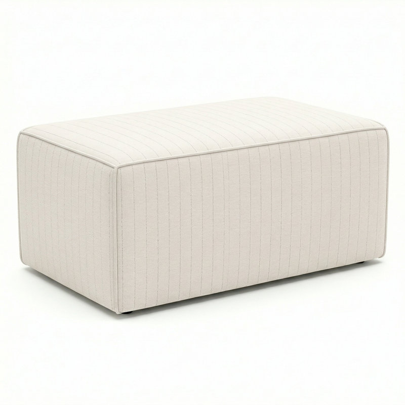 Pouf d'extérieur berlinois Lily Hive 18X30x13, Crème