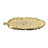 Handmade Resin and Stoneware Metal Decorative Plate - Set of 1