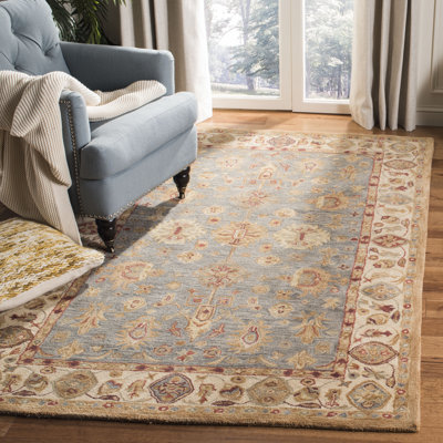 Tapis oriental en laine touffeté à la main Tingley