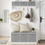 Anson Polyester Upholstered Storage Bench