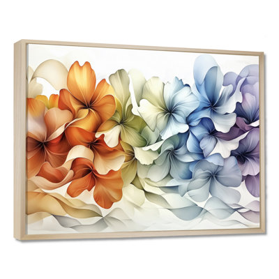 «Geraniums Fantasy Field of Colors - Geraniums», art mural grand format