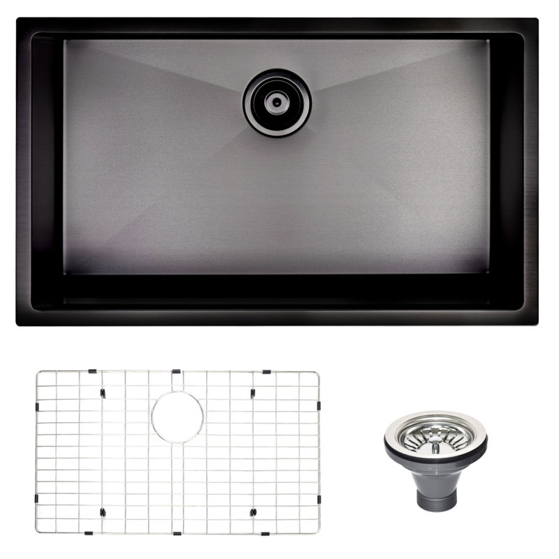 Sound-dampening Stainless Steel Modern Kitchen Undermount Sink For Home Chefs